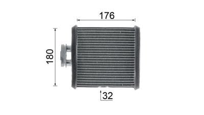 MAHLE AH 75 000P Kalorifer Radyatörü 6Q0819031 uygun fiyat hızlı kargo