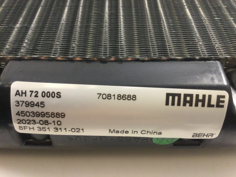 MAHLE AH 72 000S Kalorifer Radyatörü 1J1819031A uygun fiyat hızlı kargo