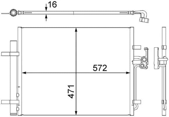 MAHLE AC441000S Klima Radyatörü 1405365 uygun fiyat hızlı kargo