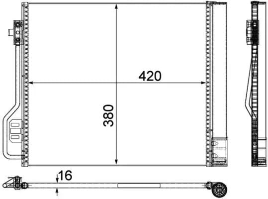 MAHLE AC 488 000P Klima Radyatörü 4515000054 uygun fiyat hızlı kargo