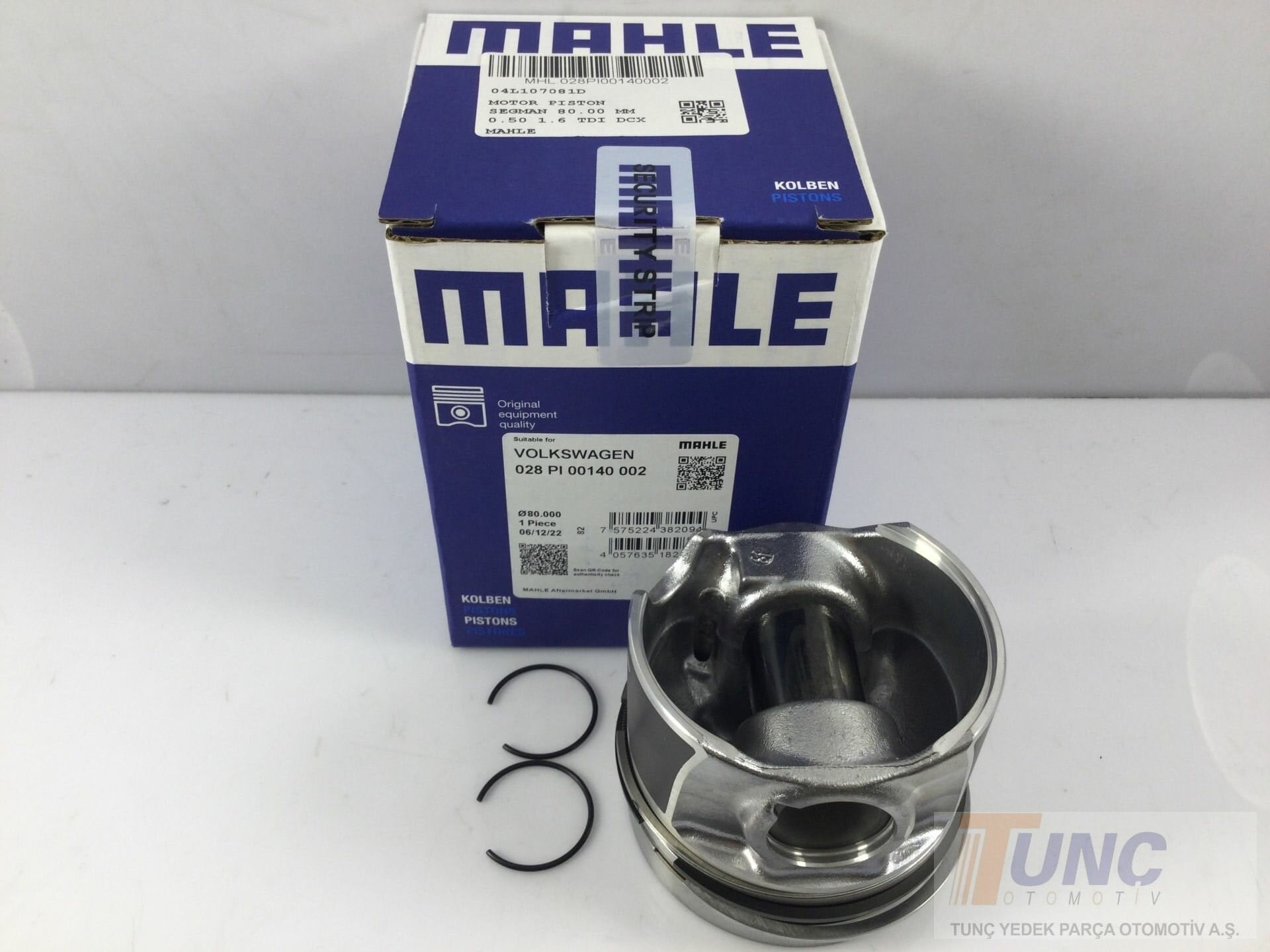 MAHLE 028 PI 00140 002 Piston Segman 04L107081D uygun fiyat hızlı kargo