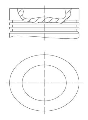 MAHLE 028 PI 00155 002 Piston Segman 04L107081AT uygun fiyat hızlı kargo
