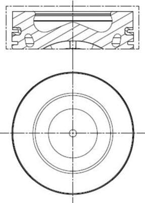MAHLE 028 PI 00121 002 Piston Segman 03L107065K uygun fiyat hızlı kargo