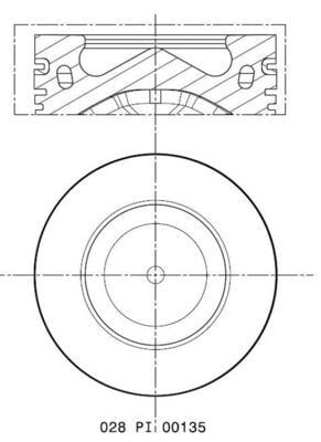 MAHLE 028 PI 00135 000 Piston Segman 059107065DF uygun fiyat hızlı kargo