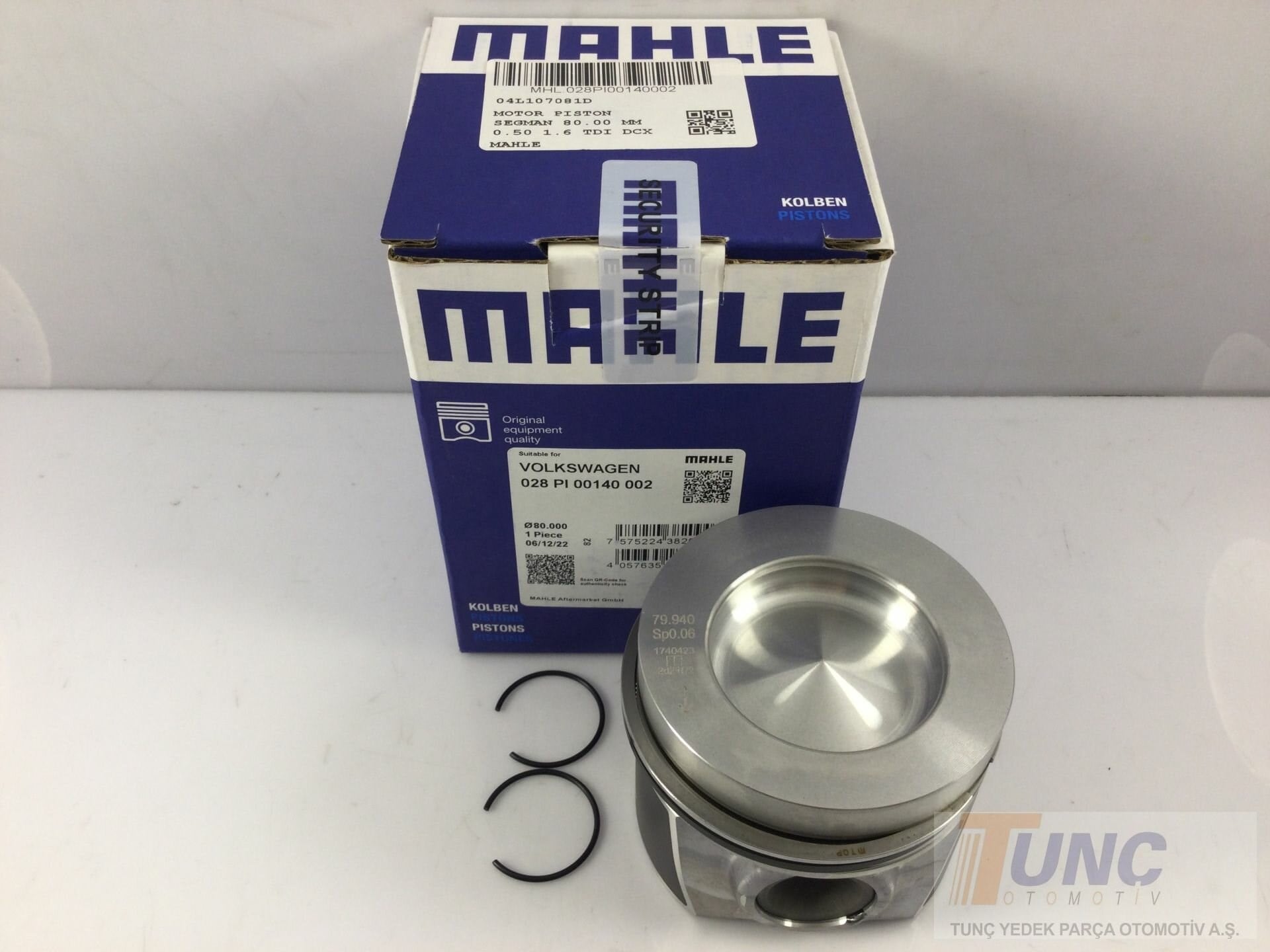 MAHLE 028 PI 00140 002 Piston Segman 04L107081D uygun fiyat hızlı kargo