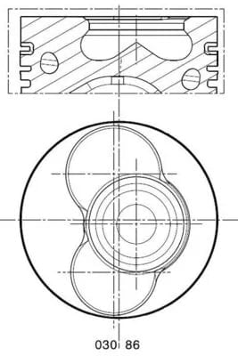 MAHLE 0308600 Piston Segman 038107101CA uygun fiyat hızlı kargo