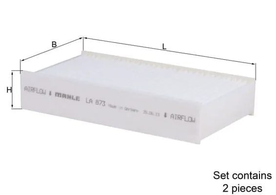 MAHLE LA 873 S Polen Filtresi 64119237159 uygun fiyat hızlı kargo