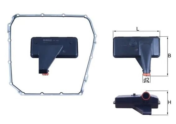 MAHLE HX185D Şanzıman Filtresi 0B5325429E uygun fiyat hızlı kargo