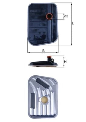 MAHLE HX 273 Şanzıman Filtresi 2245798 uygun fiyat hızlı kargo