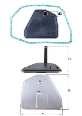 MAHLE HX164D Şanzıman Filtresi 09L321371 uygun fiyat hızlı kargo