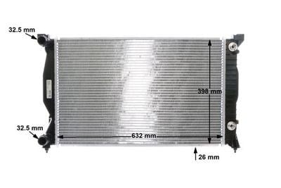 MAHLE CR 484 000S Su Radyatörü 8E0121251B uygun fiyat hızlı kargo