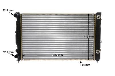 MAHLE CR 132 000S Su Radyatörü 8D0121251BC uygun fiyat hızlı kargo