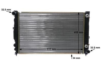 MAHLE CR 648 000S Su Radyatörü 8D0121251L uygun fiyat hızlı kargo