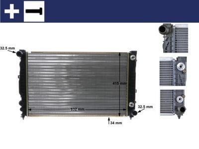 MAHLE CR 648 000S Su Radyatörü 8D0121251L uygun fiyat hızlı kargo