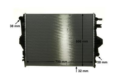 MAHLE CR 1183 000P Su Radyatörü 7P0121253A uygun fiyat hızlı kargo