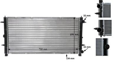 MAHLE CR398000S Su Radyatörü 701121253K uygun fiyat hızlı kargo