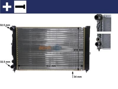 MAHLE CR 647 000S Su Radyatörü 8D0121251Q uygun fiyat hızlı kargo
