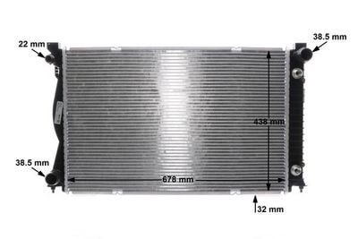 MAHLE CR 842 000S Su Radyatörü 4F0121251F uygun fiyat hızlı kargo