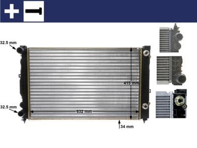 MAHLE CR 132 000S Su Radyatörü 8D0121251BC uygun fiyat hızlı kargo