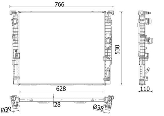 MAHLE CR 2198 000P Su Radyatörü 17118686026 uygun fiyat hızlı kargo