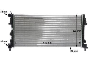 MAHLE CR 2081 000S Su Radyatörü 6R0121253A uygun fiyat hızlı kargo