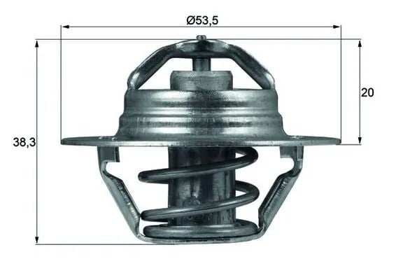 MAHLE TX8888D Termostat 00033456286 uygun fiyat hızlı kargo