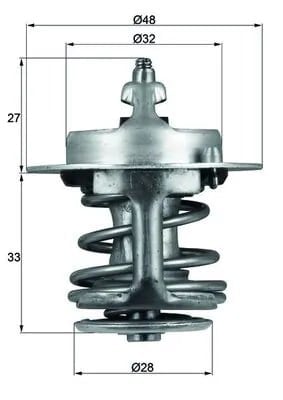 MAHLE TX6388 Termostat 2550002800 uygun fiyat hızlı kargo