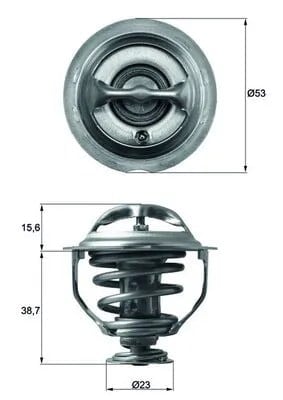 MAHLE TX 117 95D Termostat 032121110F uygun fiyat hızlı kargo
