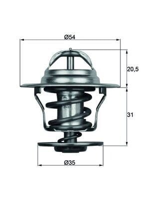 MAHLE TX 15 87D Termostat 044121113 uygun fiyat hızlı kargo