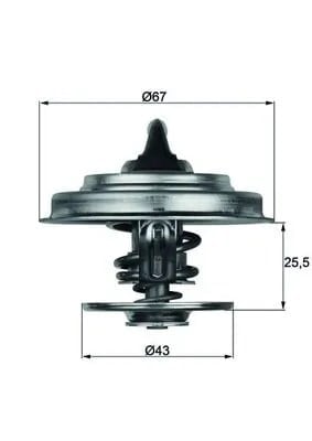 MAHLE TX 18 83D Termostat 0255502 uygun fiyat hızlı kargo