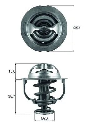 MAHLE TX 200 90D Termostat 06K121113E uygun fiyat hızlı kargo