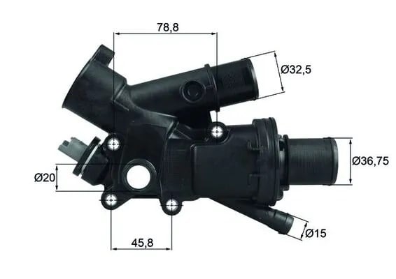 MAHLE TH4383 Termostat 1838288 uygun fiyat hızlı kargo