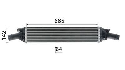MAHLE CI 170 000P Turbo Radyatörü 8K0145805P uygun fiyat hızlı kargo