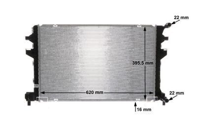 MAHLE CIR 34 000S Turbo Radyatörü İntercooler 5Q0121251HS uygun fiyat hızlı kargo