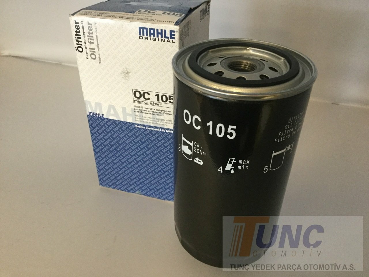 MAHLE OC105 Yağ Filtresi 074115561 uygun fiyat hızlı kargo