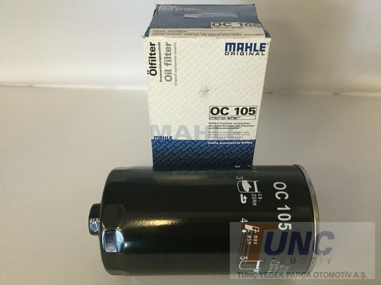 MAHLE OC105 Yağ Filtresi 074115561 uygun fiyat hızlı kargo