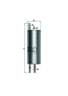MAHLE KL 167 Yakıt Filtresi 13326754016 uygun fiyat hızlı kargo