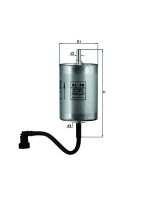 MAHLE KL80 Yakıt Filtresi 99611025301 uygun fiyat hızlı kargo