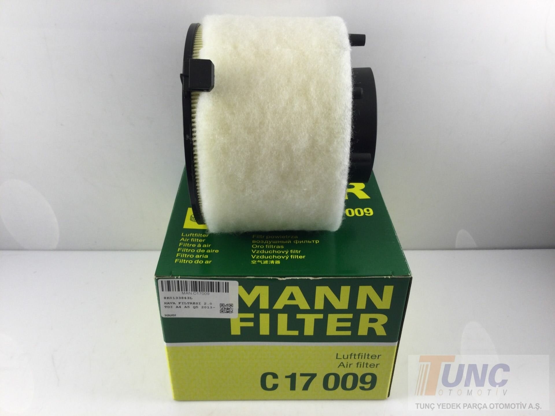MANN C 17 009 Hava Filtresi 8K0133843L uygun fiyat hızlı kargo