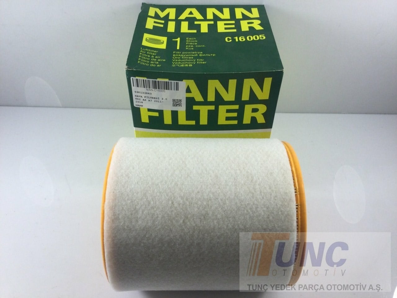 MANN C 16 005 Hava Filtresi 4G0133843 uygun fiyat hızlı kargo