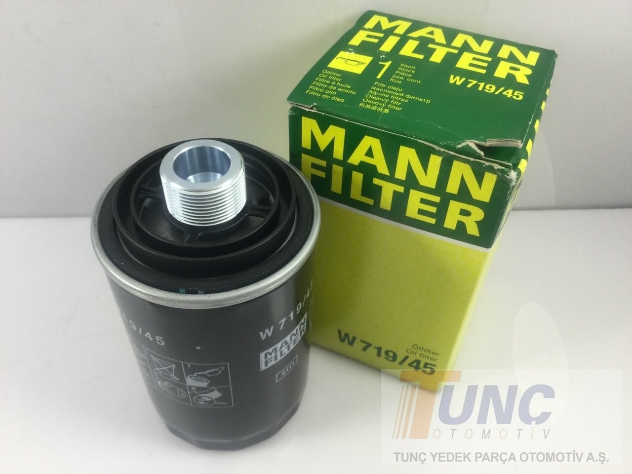 MANN W 719 45 Yağ Filtresi 06J115403Q uygun fiyat hızlı kargo