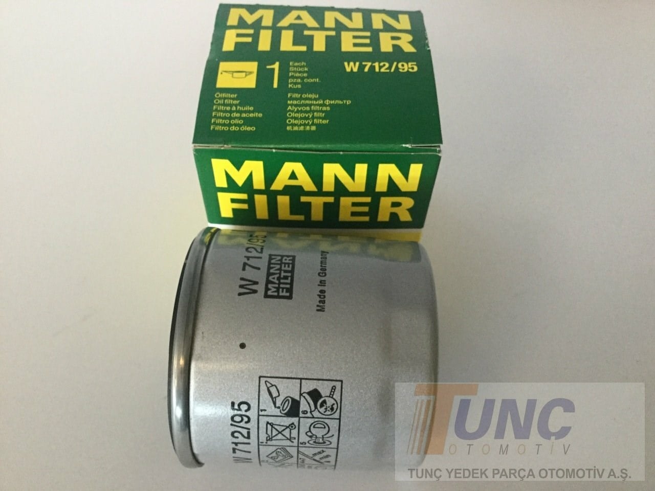 MANN W 712 95 Yağ Filtresi 04E115561H uygun fiyat hızlı kargo