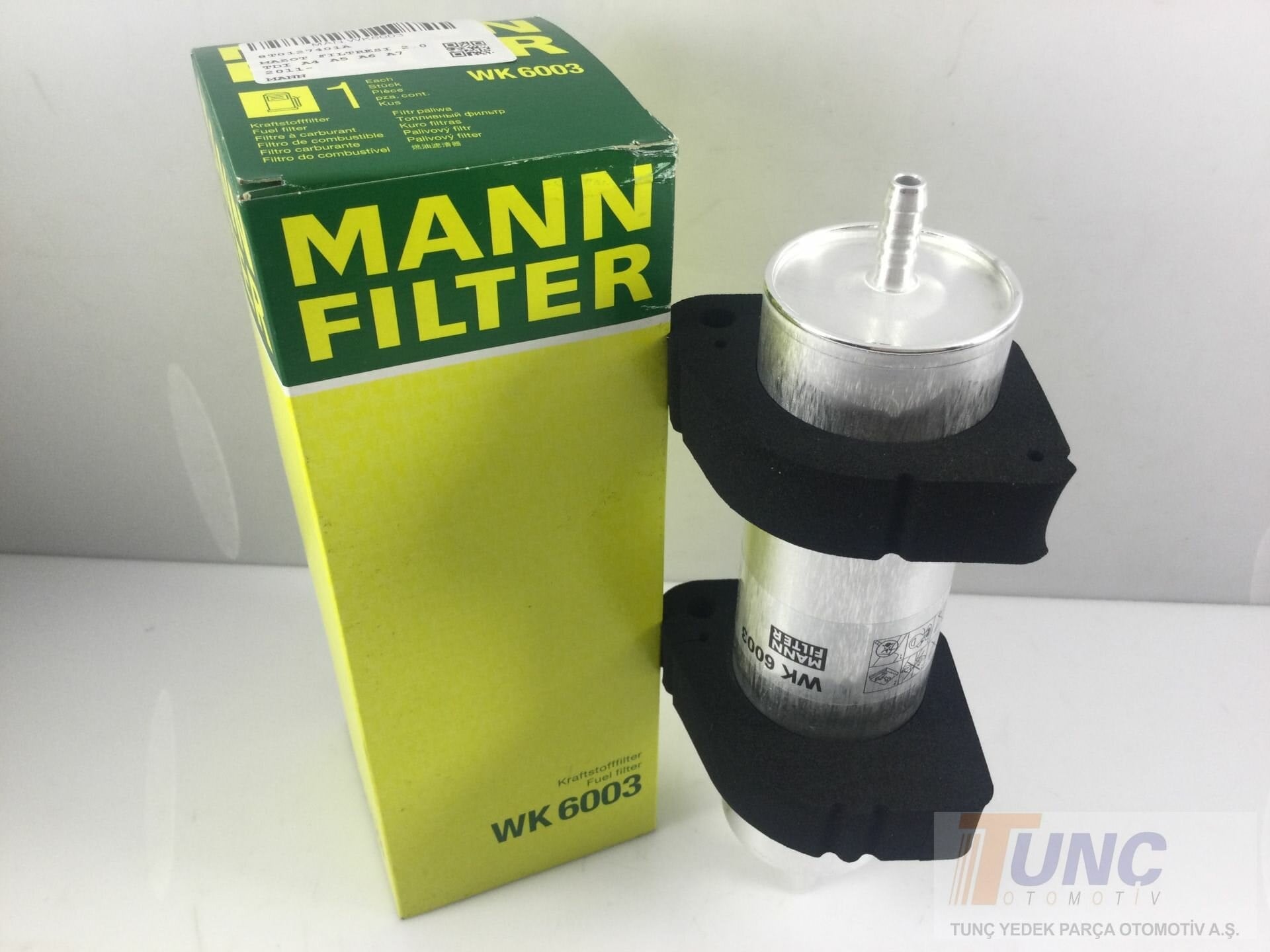 MANN WK 6003 Yakıt Filtresi 8T0127401A uygun fiyat hızlı kargo