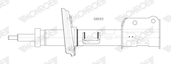 MONROE G8693 Amortisör 52142291 uygun fiyat hızlı kargo