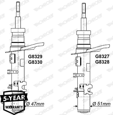 MONROE G8328 Amortisör 9811981580 uygun fiyat hızlı kargo