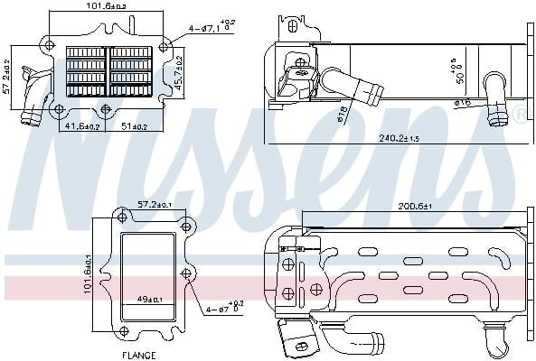 NISSENS 989447 EGR Soğutucu 6511400675 uygun fiyat hızlı kargo