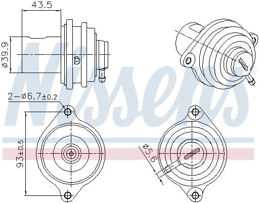 NISSENS 98472 EGR Valfi 6391400160 uygun fiyat hızlı kargo