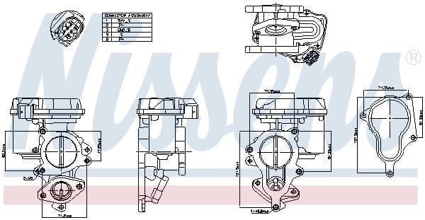NISSENS 98156 EGR Valfi 03G131501B uygun fiyat hızlı kargo