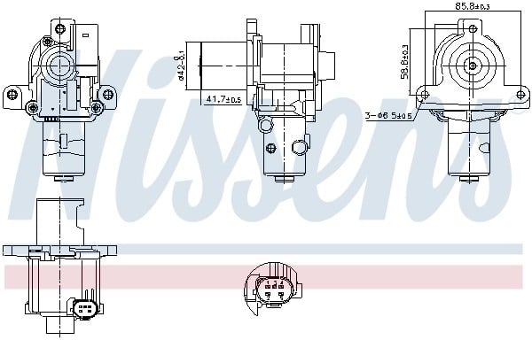 NISSENS 98183 EGR Valfi 1471000Q0A uygun fiyat hızlı kargo