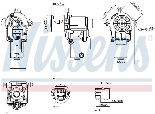 NISSENS 98217 EGR Valfi 059131502B uygun fiyat hızlı kargo